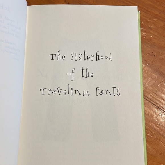 First Edition 2nd Print Ann Brashares The Sisterhood of the Traveling Pants book - Picture 8 of 12